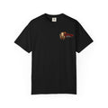Wildhorse Crew T‑Shirt — Western Skull & Feather Motorcycle Tee