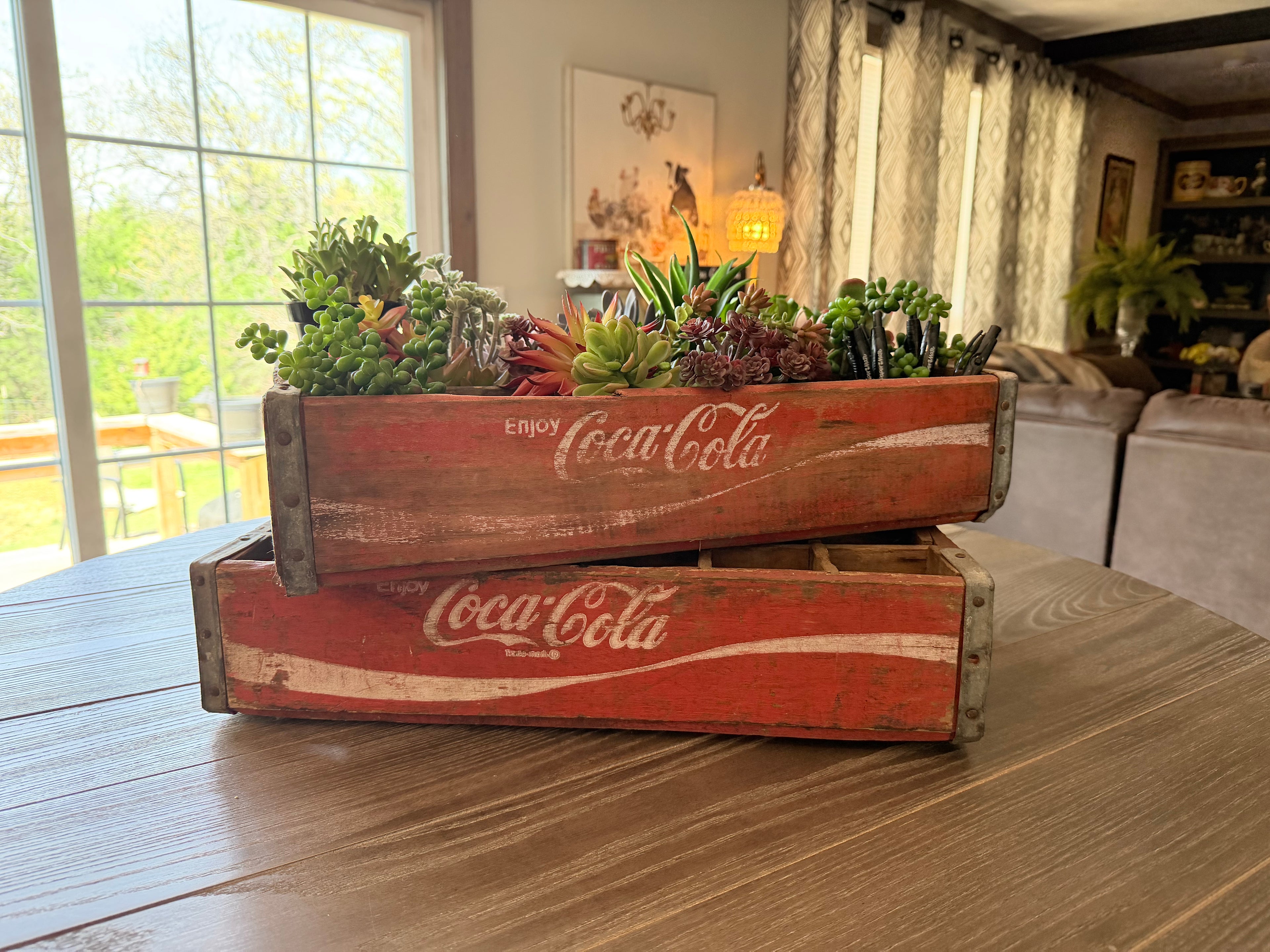 Vintage Coca-Cola Wooden Crate